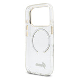 Husa cu inel Guess compatibila cu iPhone 17 Pro Max, MagSafe/Magnetic, TPU, Transparent