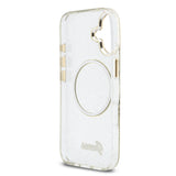 Husa cu inel Guess compatibila cu iPhone 17, MagSafe/Magnetic, TPU, Negru