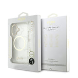 Husa cu inel Guess compatibila cu iPhone 17, MagSafe/Magnetic, TPU, Negru
