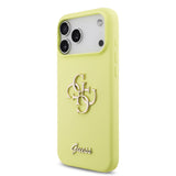Husa Guess compatibila cu iPhone 17 Pro Max, TPU, Galben