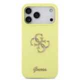 Husa Guess compatibila cu iPhone 17 Pro Max, TPU, Galben