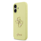 Husa Guess compatibila cu iPhone 17, TPU, Galben