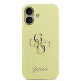 Husa Guess compatibila cu iPhone 17, TPU, Galben