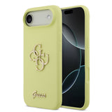 Husa Guess compatibila cu iPhone 17 Air, TPU, Galben