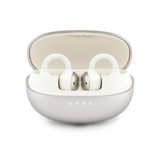 Casti Bluetooth GUESS OWS Metallic Finish Classic Logo, Aurii