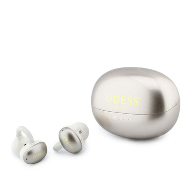 Casti Bluetooth GUESS OWS Metallic Finish Classic Logo, Aurii
