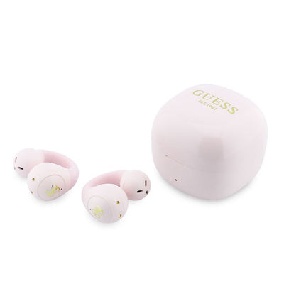 Casti Bluetooth GUESS OWS Mini Classic Logo, Roz