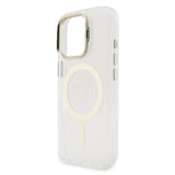 Husa cu inel Guess compatibila cu iPhone 16 Pro Max, MagSafe/Magnetic, policarbonat