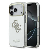 Husa Guess compatibila cu iPhone 17 Pro, MagSafe/Magnetic, policarbonat, Auriu