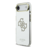 Husa Guess compatibila cu iPhone 17 Air, MagSafe/Magnetic, policarbonat, Auriu