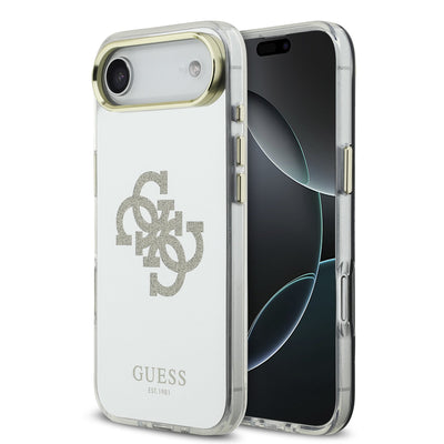 Husa Guess compatibila cu iPhone 17 Air, MagSafe/Magnetic, policarbonat, Auriu