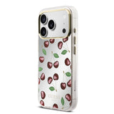 Husa telefon pentru Apple iPhone 17 Pro, GUESS PC/TPU Mirror Glitter Cherry MagSafe