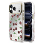 Husa telefon pentru Apple iPhone 17 Pro, GUESS PC/TPU Mirror Glitter Cherry MagSafe