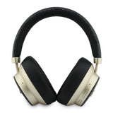 Casti Bluetooth GUESS PU 4G Gold Script Metal Logo, Negre