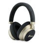 Casti Bluetooth GUESS PU 4G Gold Script Metal Logo, Negre