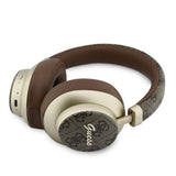 Casti Bluetooth GUESS, Logo Metalic Script 4G, Maro