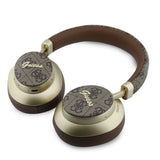 Casti Bluetooth GUESS, Logo Metalic Script 4G, Maro