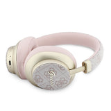 Casti Bluetooth GUESS PU 4G Gold Script Metal Logo, Roz