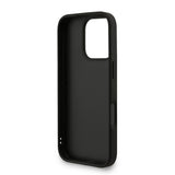 Husa Guess compatibila cu iPhone 16 Pro Max, piele, Negru