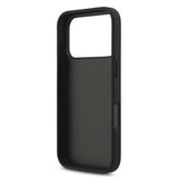 Husa spate GUESS pentru Apple iPhone 18 Pro, PU 4G Metal Logo, Gri