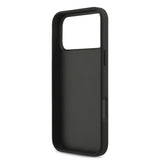 Husa spate GUESS pentru Apple iPhone 18 Pro Max, PU 4G Metal Logo, Gri