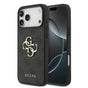 Husa spate GUESS pentru Apple iPhone 18 Pro Max, PU 4G Metal Logo, Gri
