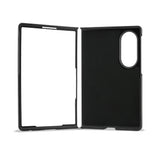 Husa telefon pentru Samsung Galaxy Z Fold 8, GUESS PU 4G Metal Logo, Maro