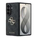 Husa spate GUESS pentru Samsung Galaxy Z Fold 8 Ultra, PU 4G Metal Logo, Gri