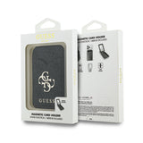 Husa tip carte compatibila cu iPhone 17, iPhone 17 Air, MagSafe/Magnetic, piele, Negru