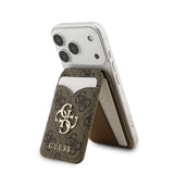 Husa tip carte compatibila cu iPhone 13, iPhone 13 Pro, MagSafe/Magnetic, piele, Maro