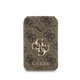 Husa tip carte compatibila cu iPhone 13, iPhone 13 Pro, MagSafe/Magnetic, piele, Maro