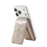 Husa tip carte compatibila cu iPhone 13, iPhone 13 Pro, MagSafe/Magnetic, piele, Roz