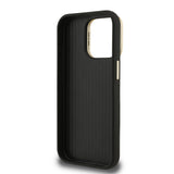 Husa cu inel Guess compatibila cu iPhone 15 Pro, TPU, Negru