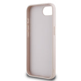 Husa spate Guess pentru Apple iPhone 16e / 17e, PU Grained 4G Metal Logo, Roz