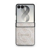 Husa telefon GUESS pentru Samsung Galaxy Z Flip 8, PU Leather 4G Magnetic, Roz