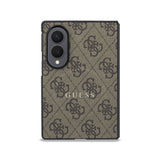 Husa telefon Guess pentru Samsung Galaxy Z Fold 8, Piele PU, Magnetica, Maro