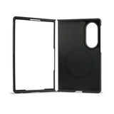 Husa telefon Guess pentru Samsung Galaxy Z Fold 8, Piele PU, Magnetica, Maro