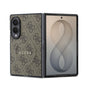 Husa telefon Guess pentru Samsung Galaxy Z Fold 8, Piele PU, Magnetica, Maro