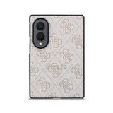 Husa telefon Guess pentru Samsung Galaxy Z Fold 8, Piele PU, Inchidere magnetica 4G, Roz