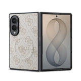Husa telefon Guess pentru Samsung Galaxy Z Fold 8, Piele PU, Inchidere magnetica 4G, Roz