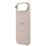 Husa Guess compatibila cu iPhone 17 Air, MagSafe/Magnetic, piele, Roz