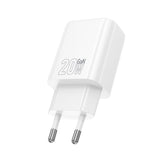 Incarcator Hoco N61 Gentle GaN 20W, USB-A + USB-C, Alb