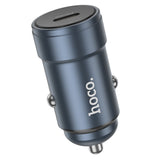 Incarcator auto Hoco Z57 30W USB-C, Gri metalizat