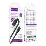 Cablu de date HOCO X120 Beneficio Type-C la Type-C, 1 m, 60W, Negru
