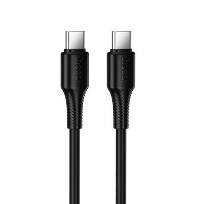 Cablu de date HOCO X120 Beneficio Type-C la Type-C, 1 m, 60W, Negru