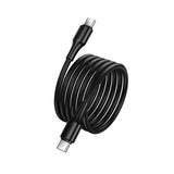 Cablu de date HOCO X120 Beneficio Type-C la Type-C, 1 m, 60W, Negru