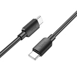 Cablu de date HOCO X96 Hyper Type-C la Type-C, 1 m, 60W, Negru