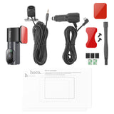 Camera auto DVR HOCO DV8, Display Ascuns, Rezolutie 2K, Neagra