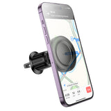 Suport magnetic cu inel pentru telefon Hoco H56, Negru