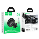 Suport magnetic cu inel pentru telefon Hoco H56, Negru